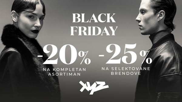 XYZ za Black Friday donosi popuste do -25%