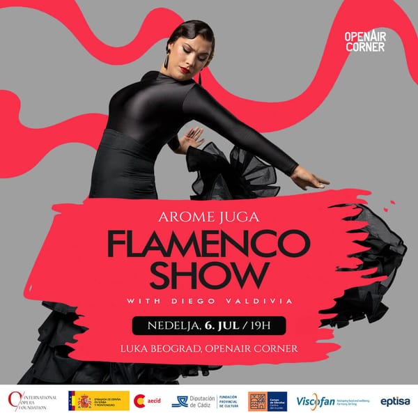 Flamenko pod zvezdama: „Arome juga“ 6. jula na OpenAir Corner-u Luke Beograd
